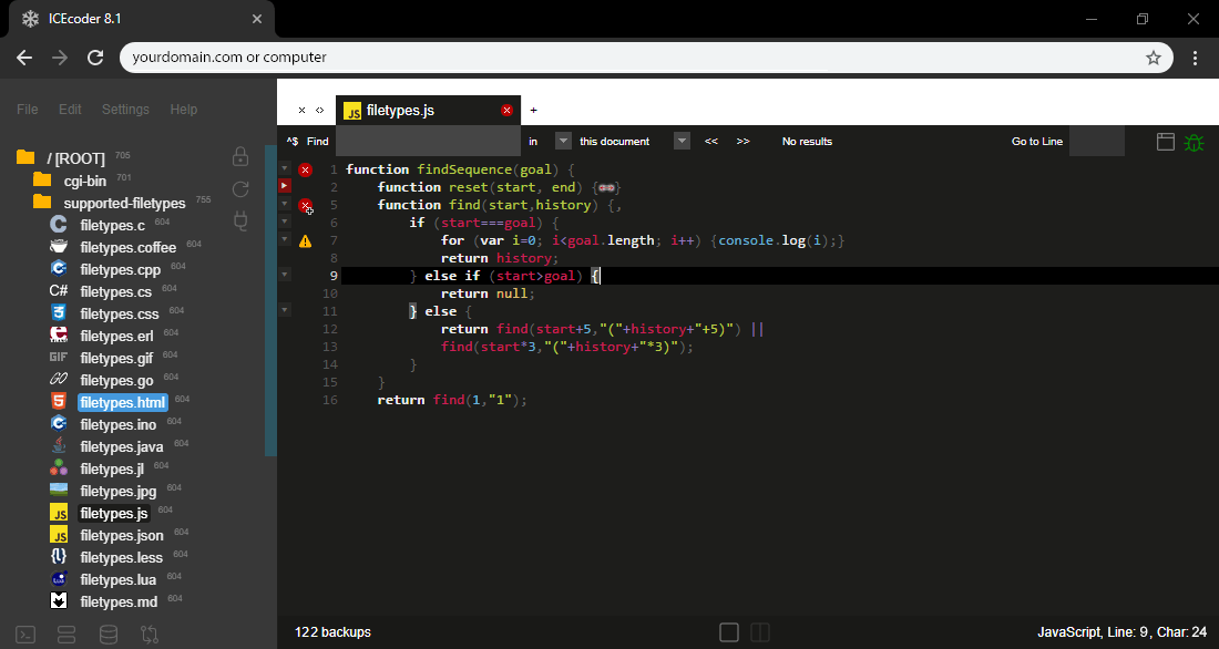 ICEcoder Screenshot